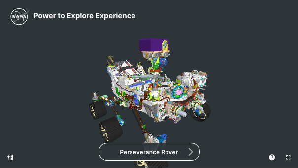 3D Model of Mars Perseverance Rover